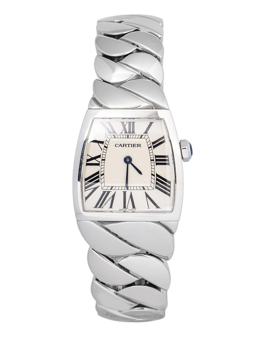 CARTIER LA DONA Quartz 28mm Stainless Steel Watch Off White Dial
